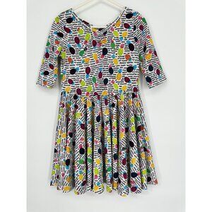 Dotdotsmile Girls Dress Size 3/4 Multi Color Pineapples New With Tags